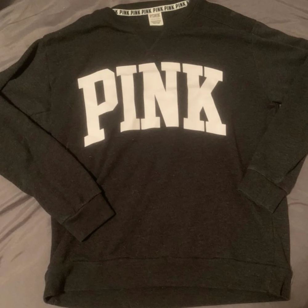 PINK Crop Hoodie Small